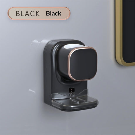 Toothpaste Squeezer,Toothpaste Dispenser Wall Mounted,Automatic Toothpaste Squeezer for Kids and Adult,Quantitative Toothpaste Dispenser Bathroom Accessories (Black)