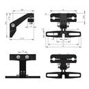 Electric Bike Tail Light Bracket, Rear Rack Light Mounting Bracket, Bike Tail Light Mount, Saddle Mount Rear Bike Light（Only bracket）