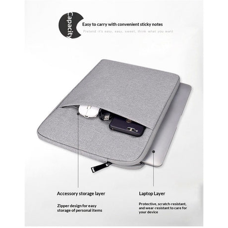 Portable Monitor Case 13.3 inch, Padded Shockproof Carry Sleeve Bag for 13.3