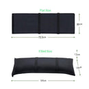 Umbrella Base Weight Sandbags, Sand Bags for Weight, 2 Packs Fillable Sandbags for Umbrella Base, Weatherproof Furniture Heavy Duty Weight Bags（Does not contain sand）