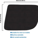 A pair Dog Car Door Protector, Anti-Scratch Car Door Cover from Dog Scratching, Durable Pet Window Guard for Vehicle Truck SUV Universal Fit Machine Washable, black