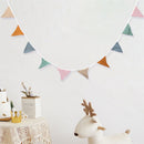 Playroom Pennant Banner Flags 10.26ft, Nursery Baby Girls Boys Banner Toddler Room Decor for Kids Bed Baby Shower Birthday Party Classroom, Nursery Double-Side Triangle Bunting Flag