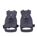 1 pairs Bike Bicycle Toe Clips Cage ONLY - Convert Pedals to Dual Function Pedals - Ride with Sneakers - black