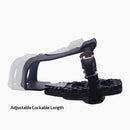 1 pairs Bike Bicycle Toe Clips Cage ONLY - Convert Pedals to Dual Function Pedals - Ride with Sneakers - black