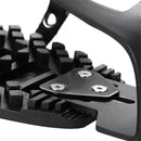 1 pairs Bike Bicycle Toe Clips Cage ONLY - Convert Pedals to Dual Function Pedals - Ride with Sneakers - black