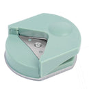 4Pcs Paper Corner Rounder - R4 Corner Cutter Punch Tool, Laminated Cards, Cardstock, Scrapbooking,Photo Card Making, Paper Cutting DIY Crafts Puncher for Office, School（green）