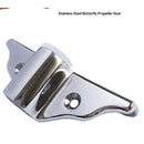 2 PCS 316 Stainless Steel Row Lock Oarlock Socket Oarlock Support Bracket for 1/2 Shank Oarlocks, for Boat Yacht（not include screws）