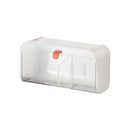 Pad Holder for Bathroom,Sanitary Napkins Organizer,Feminine Tampons Storage Day Overnight Cotton Pad Holder, white（only box）