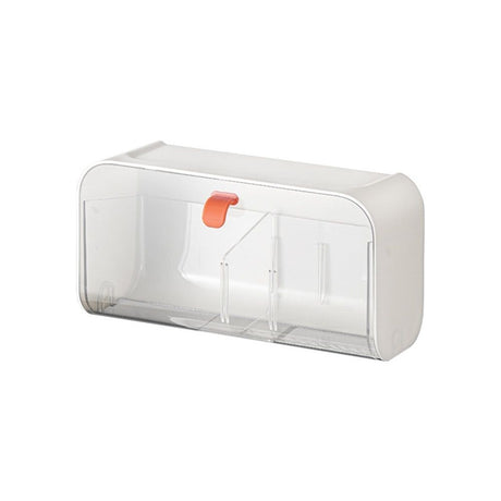 Pad Holder for Bathroom,Sanitary Napkins Organizer,Feminine Tampons Storage Day Overnight Cotton Pad Holder, white（only box）