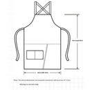 Apron Split Leg,Cross Back Chef Apron with Pockets,Painting Apron with Adjustable Straps for Cooking,Baking,BBQ,Ceramic,Gardening(dark brown)
