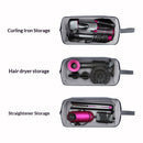 Travel Case , Portable Carrying Case for Supersonic Hair Dryer, Shockproof Protection Organizer Bag Travel Storage Bag, Gray（only bag）