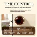Kitchen Timer for Cooking, Chef Cooking Magnetic Timer - Loud Alarm, Mechanical Desk Manual Timers - Magnetic Clock Backing, Countdown Reminder - Stainless Steel Body