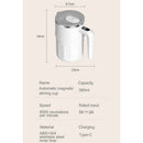 Self- Stirring mug 13.4oz - Digital Temp Display, Touch Switch, 20s Auto Shutoff, Fast Charging, Christmas Gift for Family & Friends
