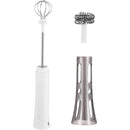 Rechargeable Milk Frother Handheld - Powerful Speed Motor,  - Drink Mixer for Latte, Cappuccino, Matcha & Protein Powder