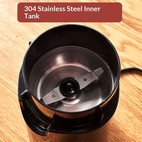 Fast Electric Coffee Grinder for Home Use, Easy to Use Coffee Bean and Spice Grinder with Heavy-Duty Stainless Steel Grind Blades