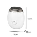 Automatic Electric Nail Clipper,  Automatic Fingernail Grinder, Automatic Nail Trimmer with Light and Nail Scraps Storage, Electric Toenail Clippers for Seniors Adults（striped style）