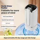 Generic Electric Water Bottle Pump Foldable Water Dispenser Pump for  Automatic Water Dispenser Countertop for RV Outdoor Travel Bedside Home Office Camping -Three speed timed water outlet