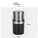 Electric Coffee Grinder and Spice Grinder with 1 Stainless Steel Blades Removable Bowls Juicer wall breaking machine（Black single cup）