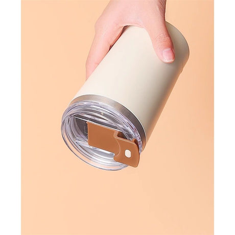 Self Stirring Coffee Mug With Lid Electric High Speed Self Stirring Mug 400ml Rechargeable Detachable Stainless Steel Self Stirring Cup for Coffee, Milk,(brown)