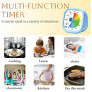 Visual Timer for Kids, 60 Minutes Countdown Timer for Classroom, Kitchen, Home, Office, Study, Pomodoro Timer, No Ticking Tools for Kids (Blue)