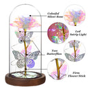 Blue & Silver Butterfly Lantern - Enchanted LED Decorative Light