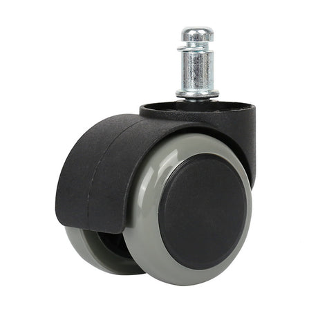 5-Piece 2-Inch Office Chair Replacement Rubber Wheels - Universal Heavy-Duty Casters