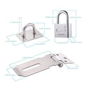 30mm Door Bolt with Latch and Keys - Heavy-Duty Security Lock for Home & Office