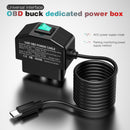 OBD Car Dash Cam Monitoring Cable - 12V/24V Hardwire Power Cable for Dash Cameras