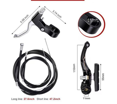 Black Brake Kit - High-Performance Brake Components for Cars/Trucks/Motorcycles