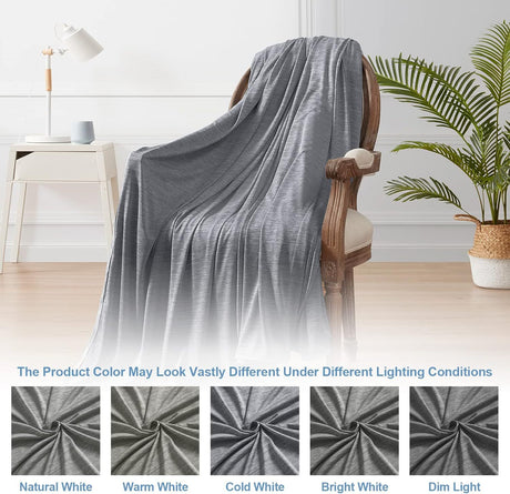 Purple Blanket - 130x150cm Soft Warm Throw for Beds, Sofas & Daily Snuggling