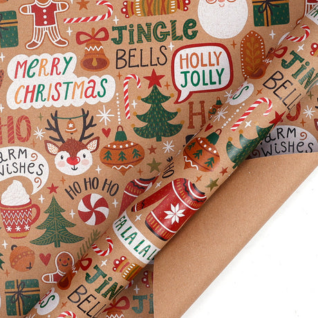 Christmas Gift Wrapping Paper - 6-Pack 
