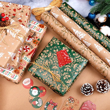 Christmas Gift Wrapping Paper - 6-Pack 