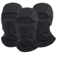 3-Piece Sun Protection Cycling Face Mask Set - Breathable UV Shield for Outdoor Sports