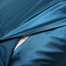 A pair of solid-color silk-like pillowcase pillowcase and envelope pillow (coffee color)