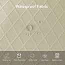 6 pcs 2025 Best-selling diamond-shaped jacquard chair cushion cover, chair cover cover. Khaki, 45*50*9cm