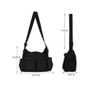Black Single Shoulder Bag - Stylish Crossbody Bag for Daily Use