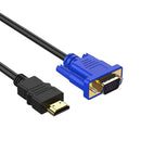 1.8m HDMI to VGA Cable - HD Video Adapter Cable with Audio Support