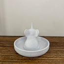 Elephant Jewelry Dish with Decorative Ring Holder and Tray Adorable Elephant Ring Organizer Tray for Jewelry Keep Ring Dish and Holder