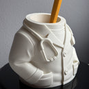 Doctor Pen Holder Desk Organizer - Lab Coat & Stethoscope Desktop Doctor Pen Holder
