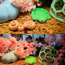 Mini Turtle Sandbox Desk Toy with  Small Tools, Mini Zen Garden Fidget Stress Relief Toys for Adults and Kids, Desktop Decor Accessories for Home and Office
