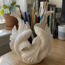 Biomorphic Flowing Sculptural Vase - Organic Wavy Modern Home Decor