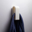 3D-printed press-lock towel hooks | Self-locking hooks, white