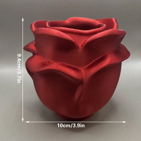 Rose Pen Holder (Red)