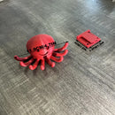 3D Printed Octopus Hook (Red)