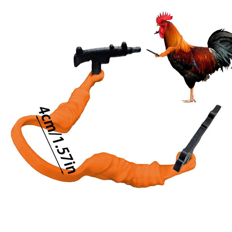 Chicken arms with Guns,Fun, Durable, Rooster Pistol Party, Perfect for Parties, Photoshoots and Pranks Costumes for Chickens to wear(White)