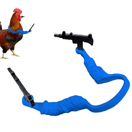 Chicken arms with Guns,Fun, Durable, Rooster Pistol Party, Perfect for Parties, Photoshoots and Pranks Costumes for Chickens to wear(blue)