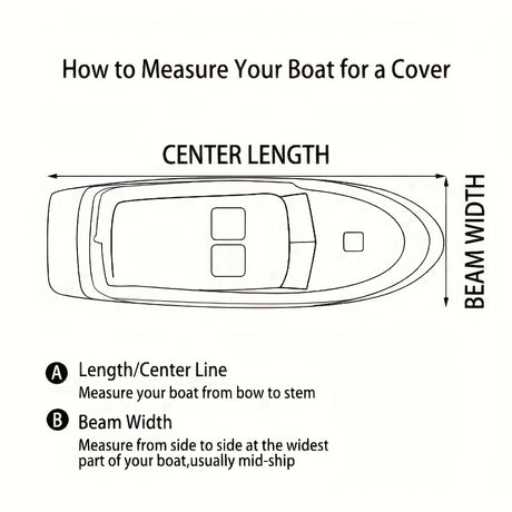 Trailerable Boat Cover – Heavy Duty Waterproof Tarp with Storage Bag, Designed for V-Hull, Fish & Ski, Runabout, Bass & Fishing Boats,21-24FTBlack