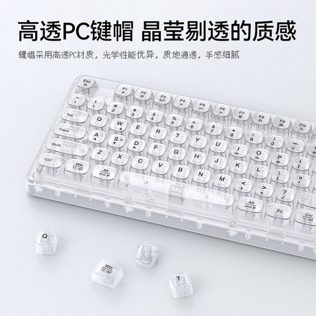 RGB Backlit Wired Mechanical Gaming Keyboard, 104 Keys Full Size Hot Swappable Keyboard with Aluminum Base, Noise Absorbing Foam, Tactile Brown Switch, Programmable Keys & Volume Knob for PC Mac,Sky Blue