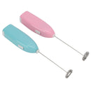 Green electric milk frother, handheld coffee stirrer, portable milk frother, suitable for lattes, cappuccinos, and home use as a whipping iron/whip.