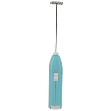 Pink electric milk frother, handheld coffee mixer, portable milk frother, suitable for lattes, cappuccinos, and home use as a whipping iron for cream.